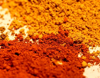 Yellow and Red Ochre Pigment